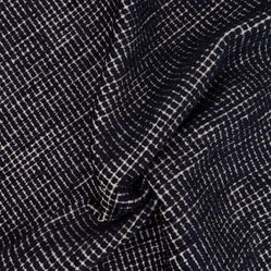 Tecido Para Sofá e Estofado Visage 10.036-02 Chenille Rústico Preto - largura 1,40m