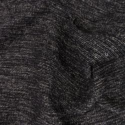 Tecido Para Sofá e Estofado Visage 10.038-01 Linho Rústico Preto - largura 1,40m