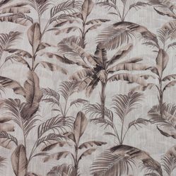 Tecido Para Sofá e Estofado Visage 20.000-03 Linho Estampado Banana Cru Bege - largura 1,40m