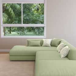 Tecido Para Sofá e Estofado 20.001-18 Acquablock Interno Estifea Verde 24373/2 - largura 1,40m