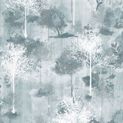 Papel De Parede Avalon 02 Folhas Cinza Branco - Ava -201  Rolo de 53cm x 10Mts