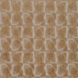 Tecido para Sofá e Estofado Origens 21 Chenille Geométrico Dourado - Largura 1,40m