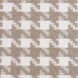Tecido para Sofá e Estofado London 08 Rústico Pead Poule Cinza e Branco Waterproof - Largura 1,40m
