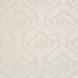 Tecido para Sofá e Estofado Origens 04 Chenille Medalhão Off White - Largura 1,40m