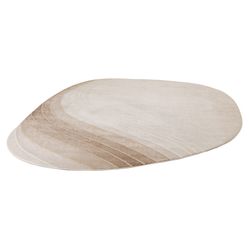 Tapete Waves Formato Orgânico Cru e Marrom - Edantex  05 200X250