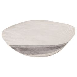 Tapete Waves Formato Orgânico Cru e Cinza - Edantex  06 200X250