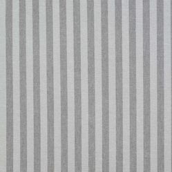 Tecido Para Sofá e Estofado Área Externa Cannes 11 Listrado Cinza Branco- Largura 1,40m