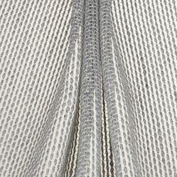 Tecido Para Cortina Tela Mirage 32 - Branco e Cinza - Largura 2,95m
