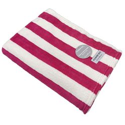 Toalha de Praia Listrada Rosa Power Sec 80x150cm – Laço Home