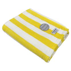 Toalha de Praia Listrada Amarelo Power Sec 80x150cm – Laço Home