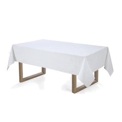 Toalha de Mesa Sempre Limpa Vilares Retangular 8 Lugares Branca 160X270cm - Karsten