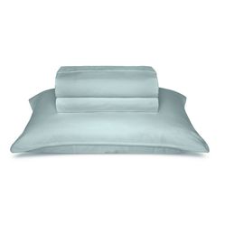 Jogo de Cama Queen The Trim Percal 300 Fios - Verde