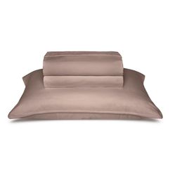 Jogo de Cama Queen The Trim Percal 300 Fios - Bege