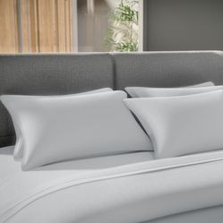 Jogo de Cama Queen The Trim Percal 300 Fios - Branco
