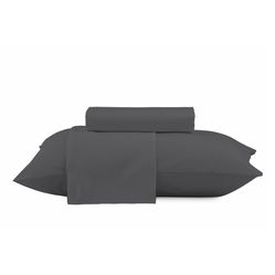 Jogo de Cama Loft Cinza Escuro Solteiro - Camesa