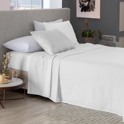 Jogo de Cama Loft Branco Solteiro - Camesa