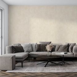 Papel de Parede Texture II Off White Cinza TX-2042 - Rolo Fechado de 0,53cm x 10mts