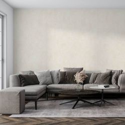 Papel de Parede Texture II Off White TX-2041 - Rolo Fechado de 0,53cm x 10mts