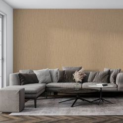 Papel de Parede Texture II Bege TX-2038 - Rolo Fechado de 0,53cm x 10mts
