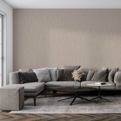 Papel de Parede Texture II Cinza TX-2035 - Rolo Fechado de 0,53cm x 10mts