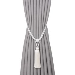 Abraçadeira Para Cortina Maria - Branco - 1 Unidade