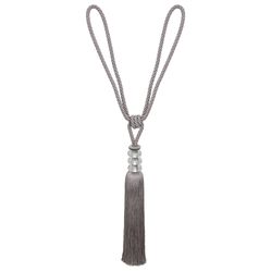 Abraçadeira Para Cortina Nicolly - Cinza - 1 Unidade
