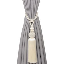 Abraçadeira Para Cortina Natacha - Off White - 1 Unidade