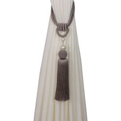 Abraçadeira Para Cortina Bianca 03 - Cinza