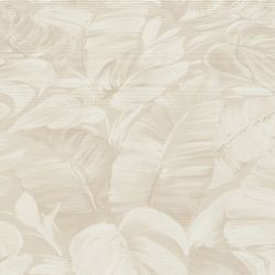 Papel de Parede Reno Folhas Bege - Rolo Fechado de 0,53cm x 10mts