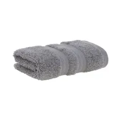 Toalha de Lavabo Algodão Egípcio Cinza - Buddemeyer