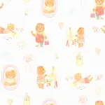 papel-de-parede-bambine-ursinha-pintora-vermelho-ba0013