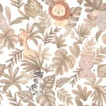papel-de-parede-bambine-safari-baby-bege-ba0007