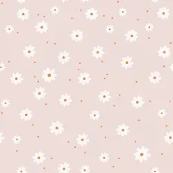 Papel de Parede Bambine Margaridas Rosé BA0034