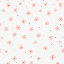 Papel de Parede Bambine Margaridas Branco BA0033