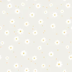 Papel de Parede Bambine Margaridas Bege BA0032