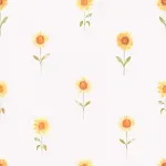 papel-de-parede-bambine-girassois-branco-ba0023