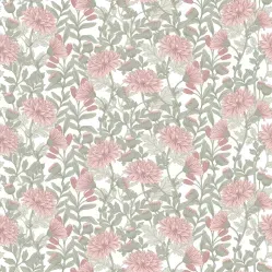 Papel de Parede Le Jardin Floral Rosa M88203