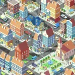 papel-de-parede-petit-cidade-azul-l97601-plano