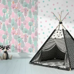 Papel de Parede Petit Floresta Rosa M51603