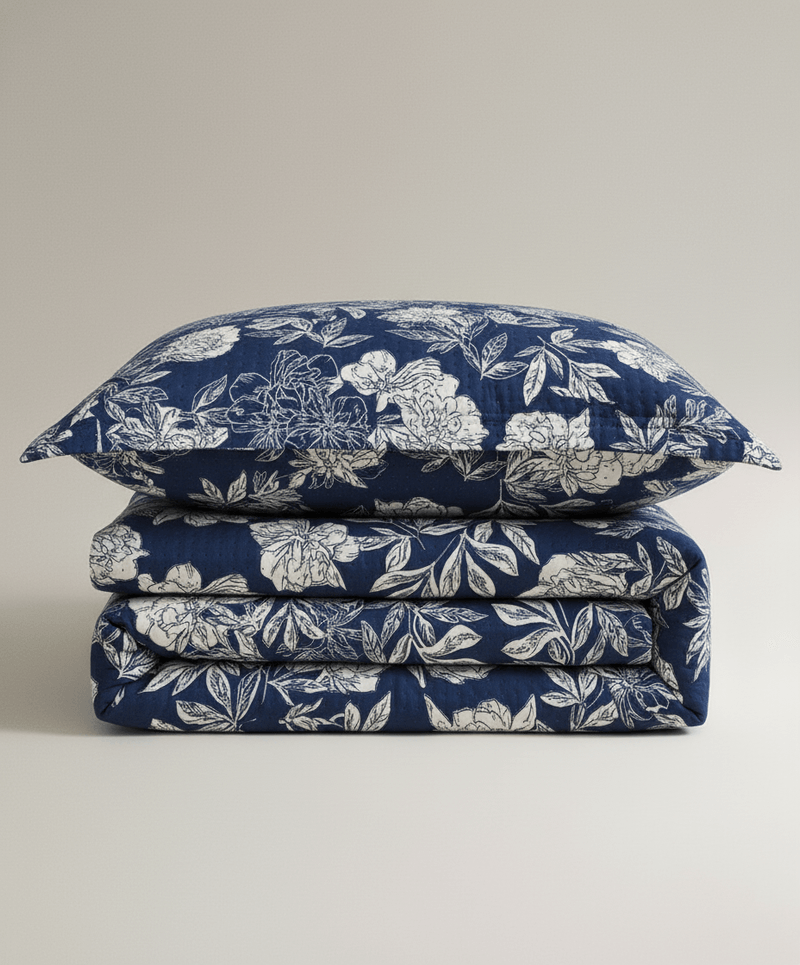 colcha-flora-marinho-estampado